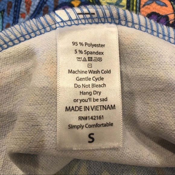 B2 Amelia dress by LuLaRoe blue paisley S - Picture 7 of 7